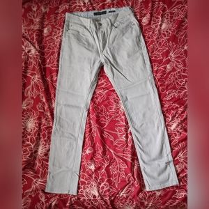 Light grey slim fit men's jeans